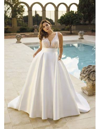 Wedding dresses TIGA - White One
