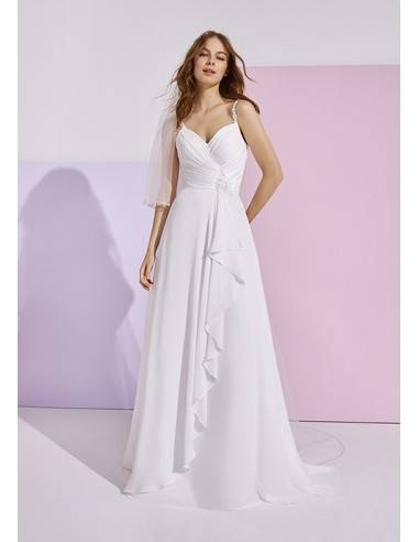 Wedding dress FRANKIE - WHITE ONE