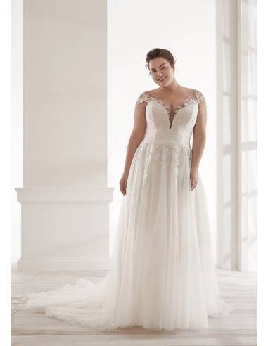 Vestidos de novia CVA20141 - WHITE ONE PLUS