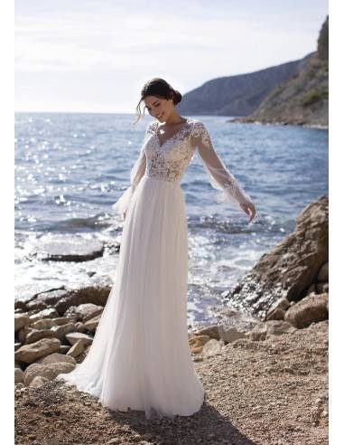 Wedding dress PERIWINKLE - WHITE ONE