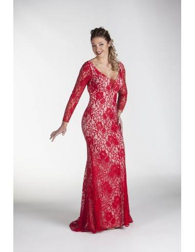 Evening dress ROCIO- RED