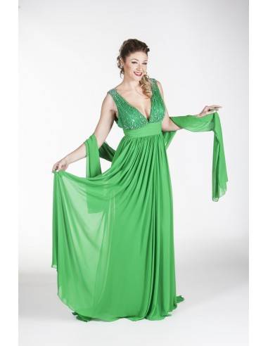 Evening dress GROE-GREEN