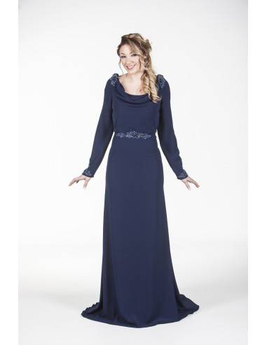 Evening dress Gaetana-Blue