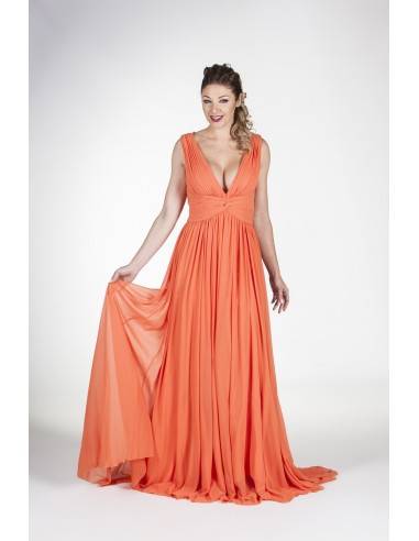 Evening dress Griselda-Orange