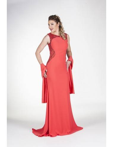 Evening dress Ganet-Red