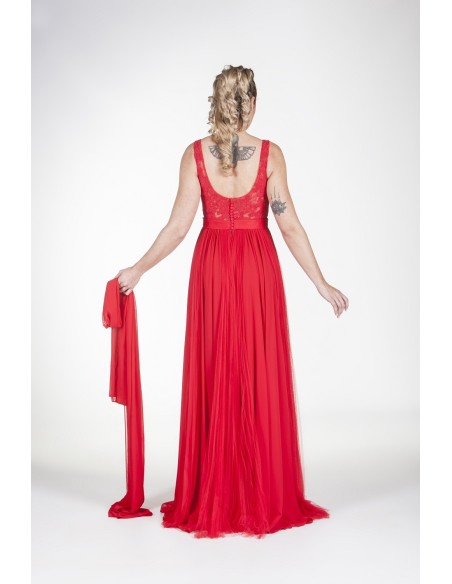 Evening dress Germaine Red Sedka Novias