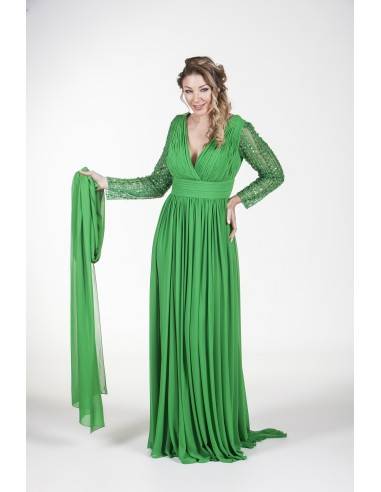 Vestidos de fiesta Granea-Verde