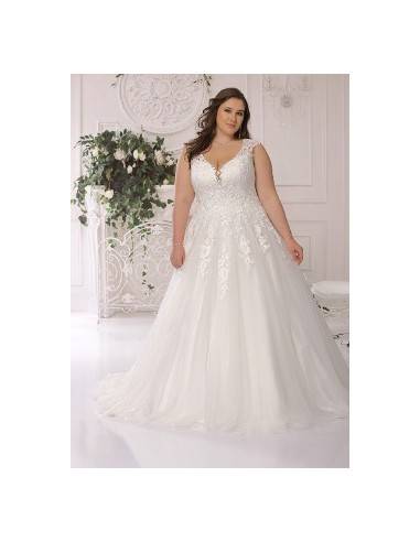 Wedding dress LS422059 - Curvy