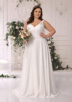 Vestidos de novia LS222014 - Curvy