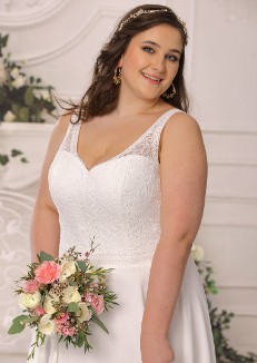 Vestidos de novia LS222014 - Curvy