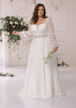 Vestidos de novia LS422050 - Curvy