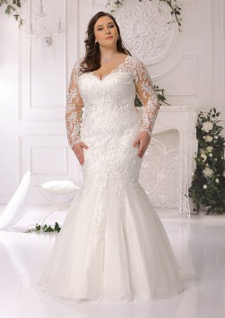 Vestidos de novia LS422053 - Curvy