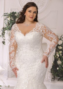Vestidos de novia LS422053 - Curvy