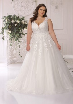 Vestidos de novia LS422059 - Curvy