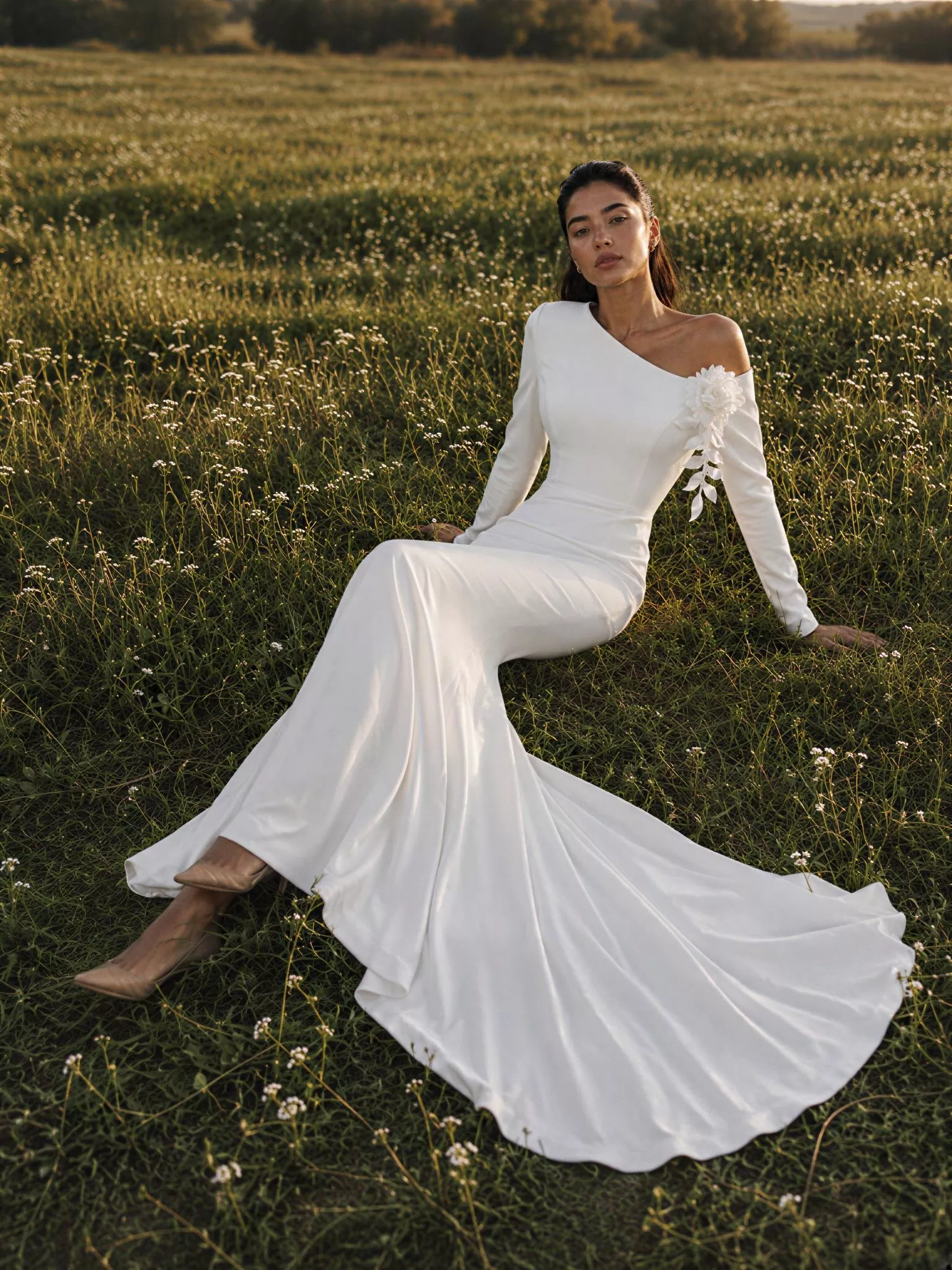 vestido-novia-alina-sedkaatelier-crepé-escoteasimétrico-espaldaasimétrica-detalle´sedkanovias