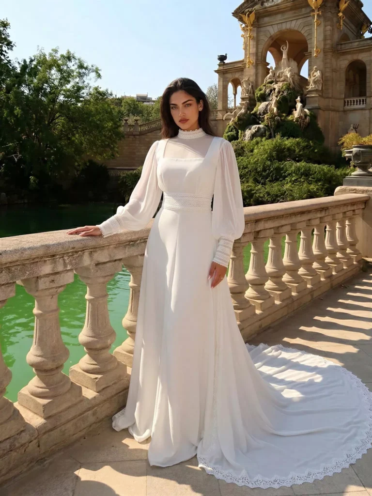 vestido-novia-flavia-sedkastudio-crepé-escoterecto-espaldarecta-frente-sedkanovias