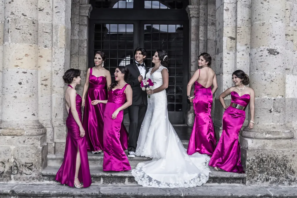 vestido novia rosa palo empolvado tonos claros